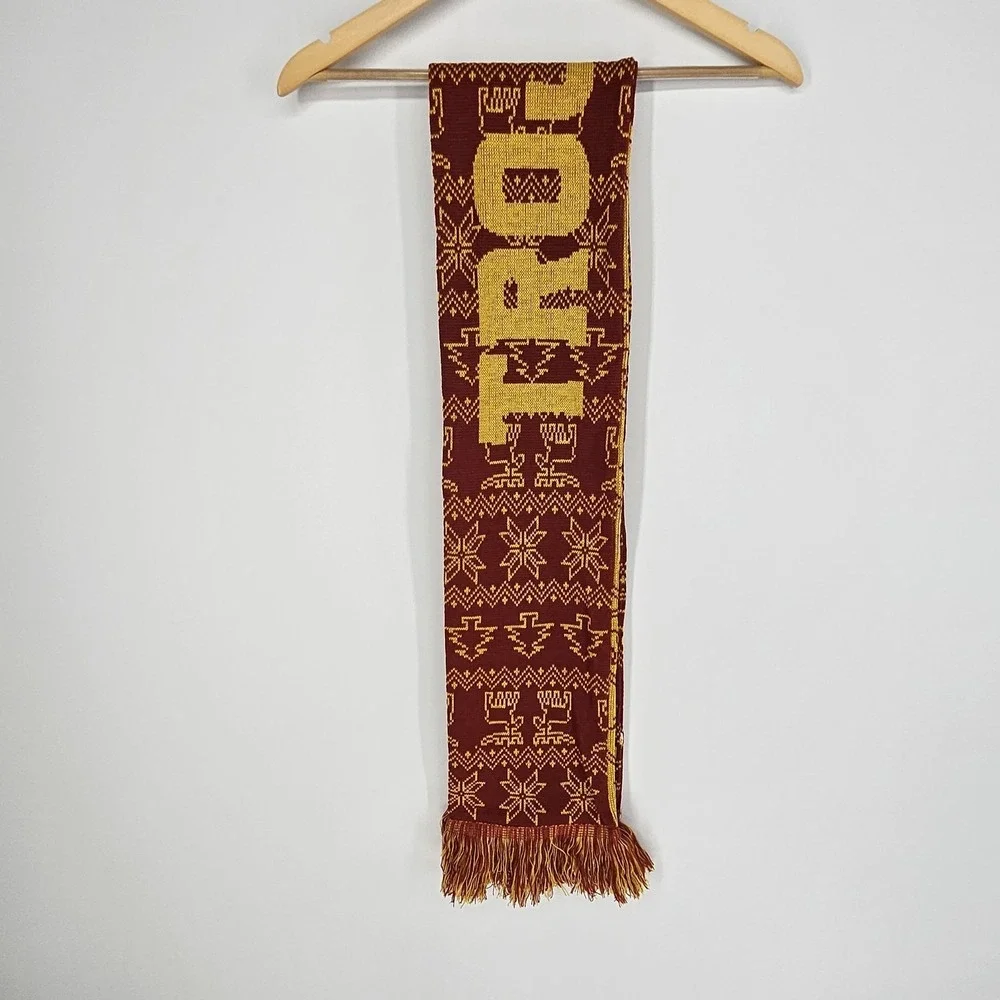 USC Trojans Red Yellow Logo NCAA College Scarf Winter